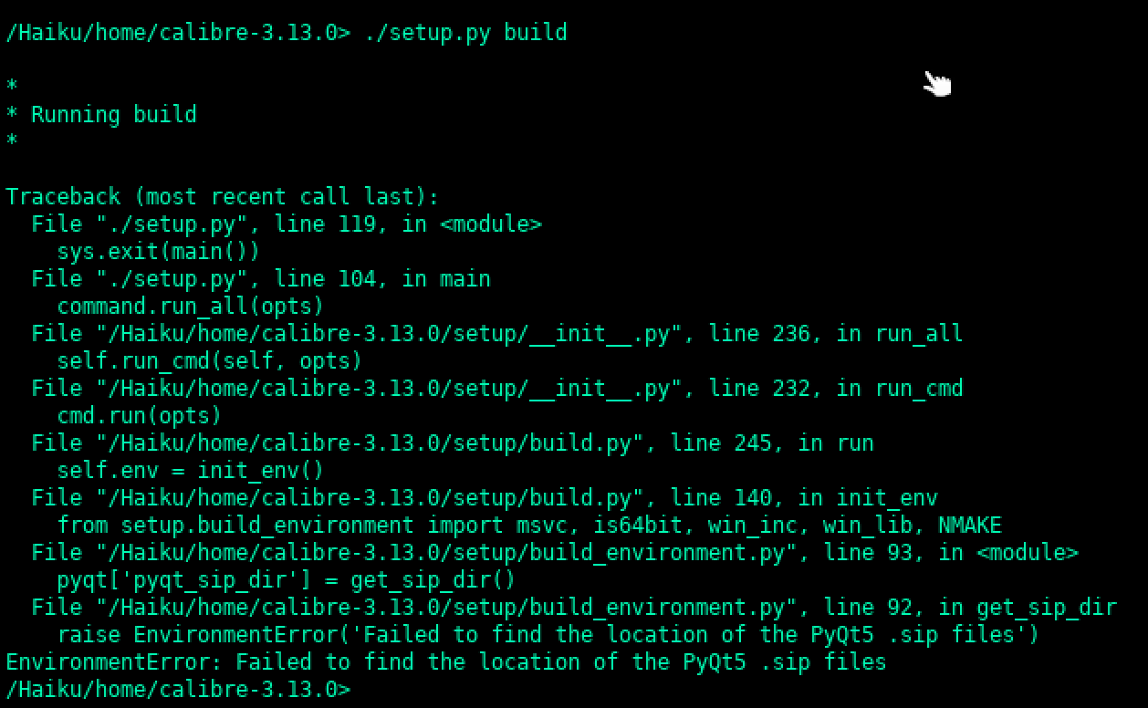 Write recipe for Calibre · Issue #1571 · haikuports/haikuports · GitHub