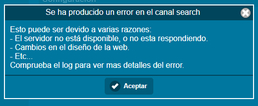Error En Mediaserver Se Ha Producido Un Error En El Canal Search Error En Mediaserver Se Ha Producido Un Error En El Canal Search