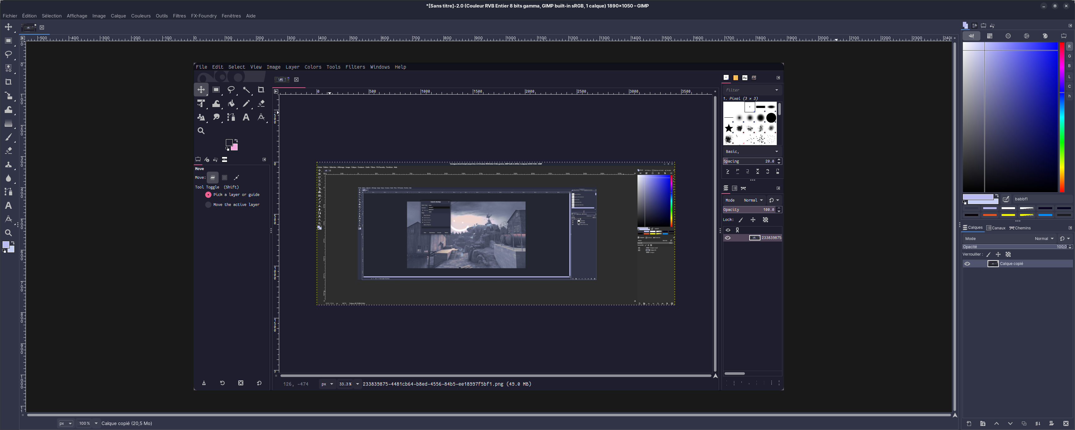 GNU Image Manipulation Program (GIMP) · catppuccin catppuccin ...