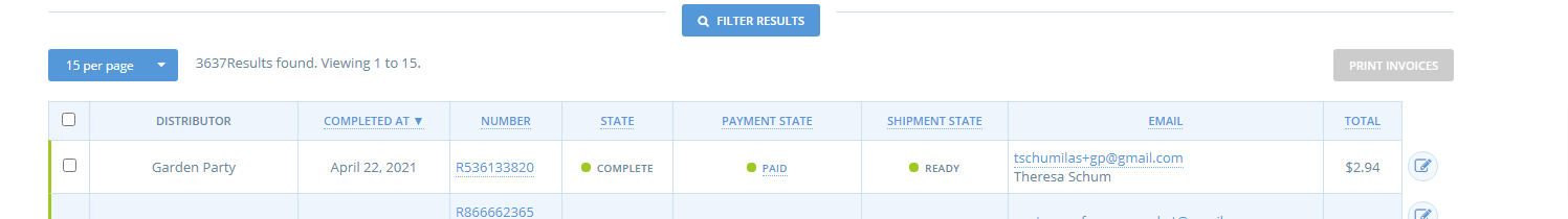 click ship icon and shipment state still says ready