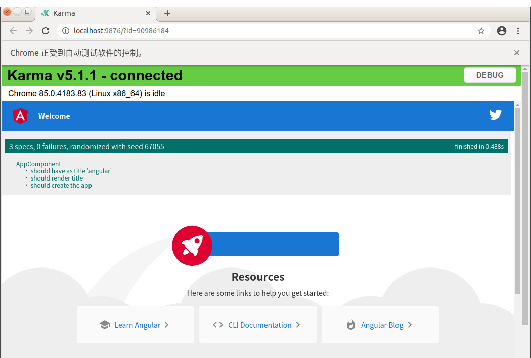 test won't end when npm test · Issue #19655 · angular/angular-cli · GitHub