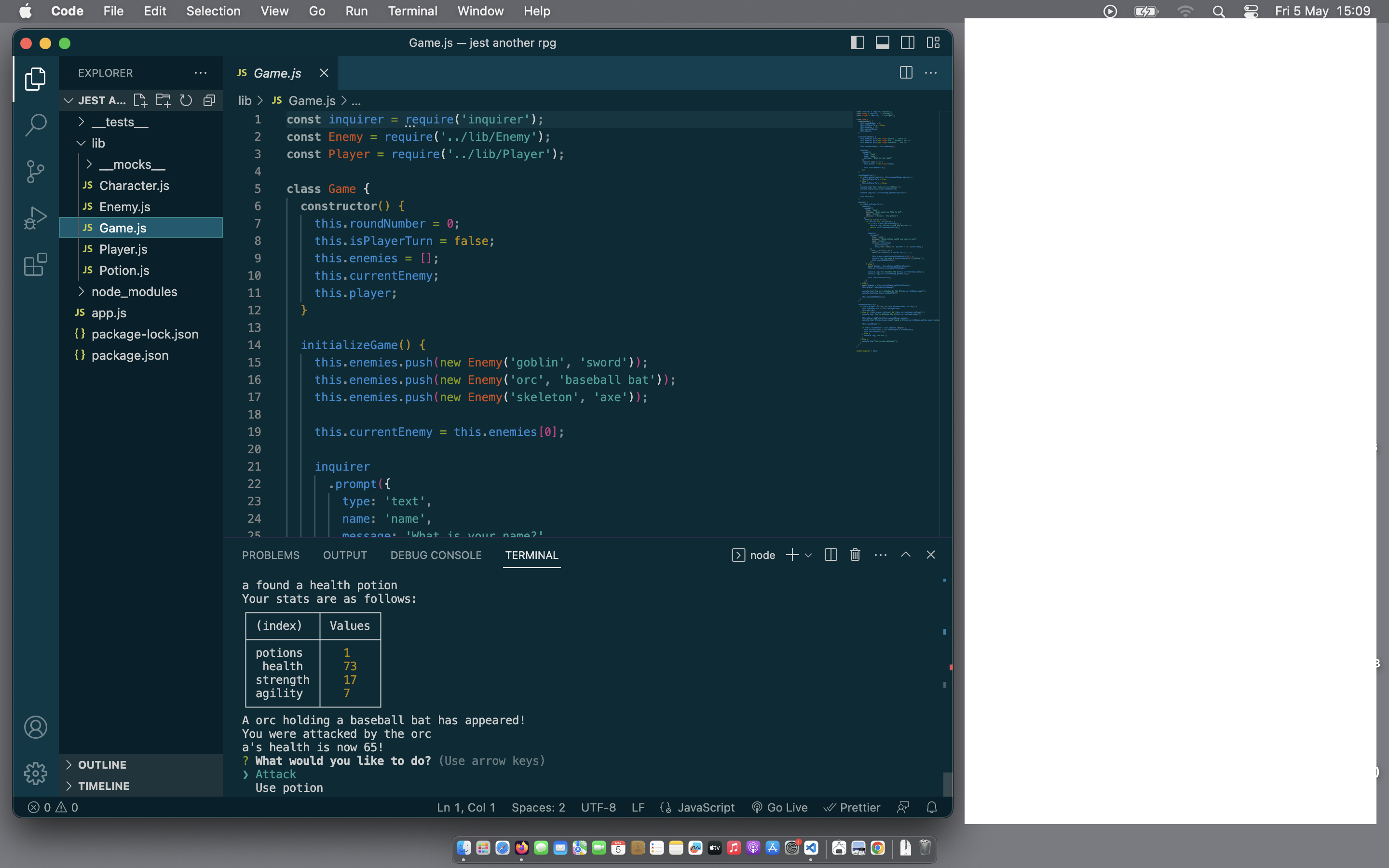 GitHub - Pizzan8t0r/Jest-Another-RPG: A command-line role-playing game ...