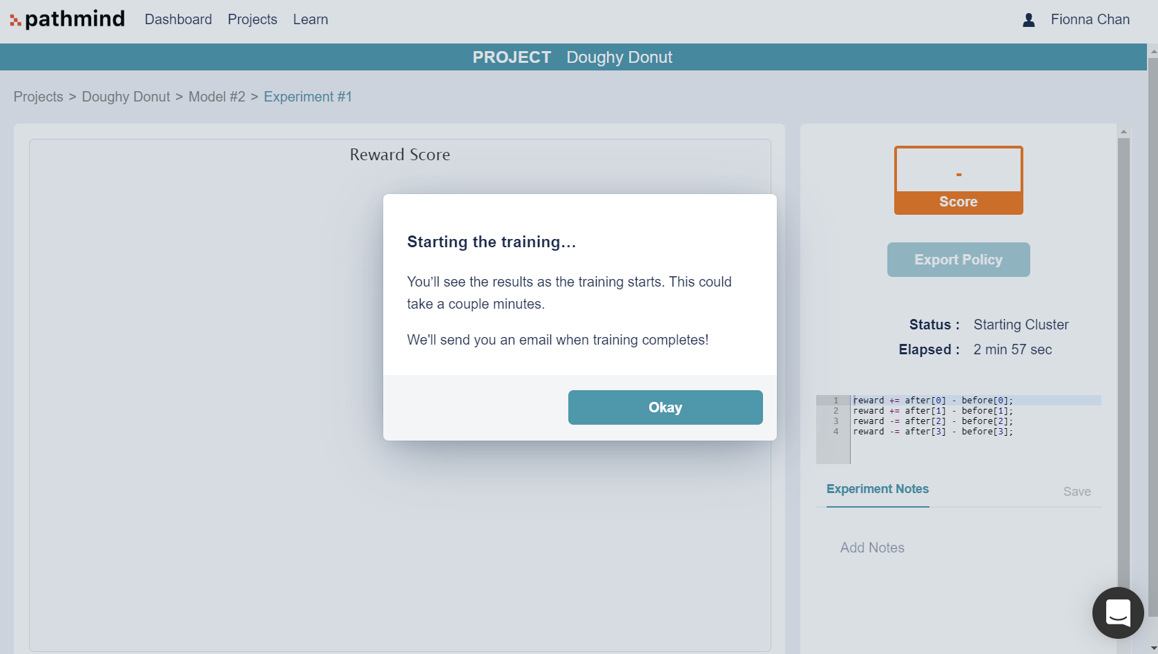 S3 says Access Denied but experiment is still created and appears like