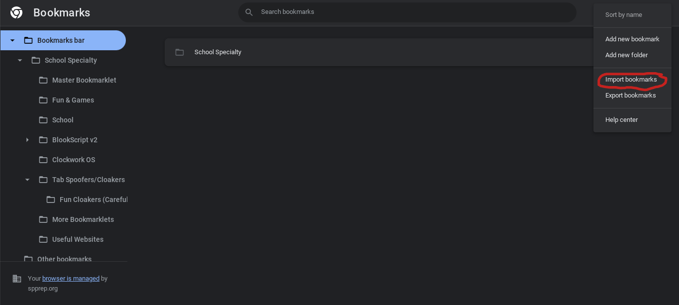 GitHub occexe/SPPBookmarklet a collection of bookmarklets created by an SPP student