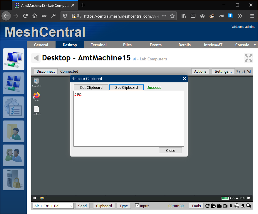 Clipboard Paste not working · Issue 2276 · Ylianst/MeshCentral · GitHub