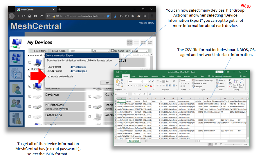 Meshcentral Rmm Report like RMM · Issue #2438 · Ylianst/MeshCentral · GitHub