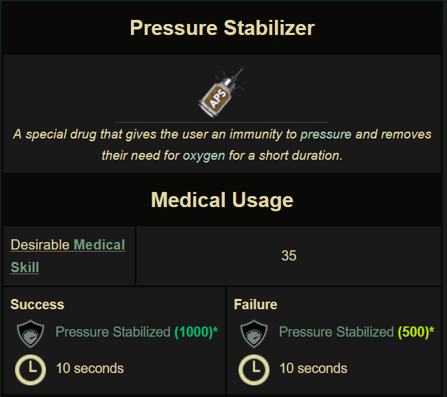 Pressure Stabilizer. Intended Effect Length? · Regalis11 Barotrauma
