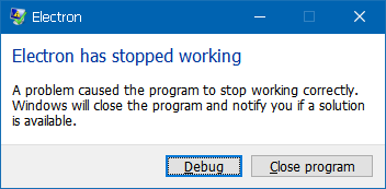 Crash during execution with 1.8.2 · Issue #11871 · electron/electron ...