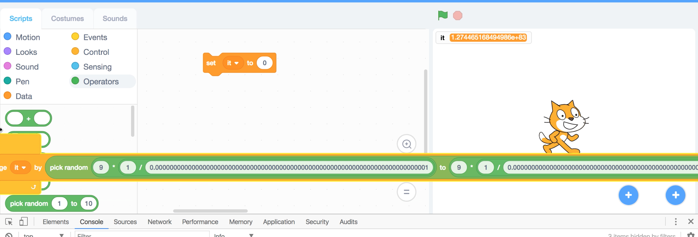 What should behaviour be when a block is very long? · Issue 940