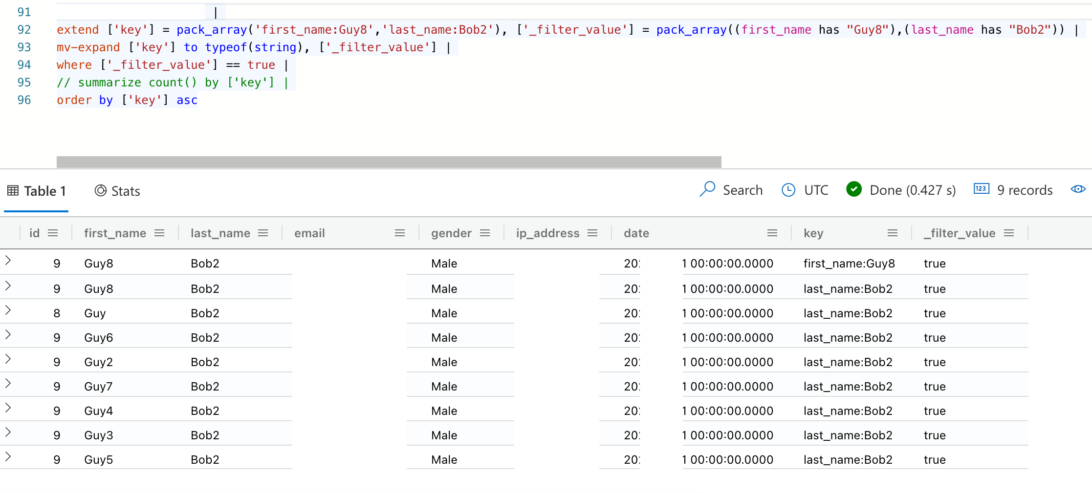 Feature Filters aggregation by tomconte · Pull Request 114 · microsoft/K2Bridge · GitHub