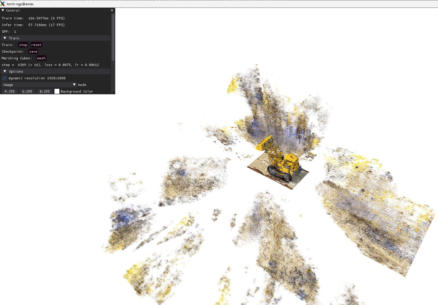 fail to rebuild radiance field. such as fox, lego · Issue 183