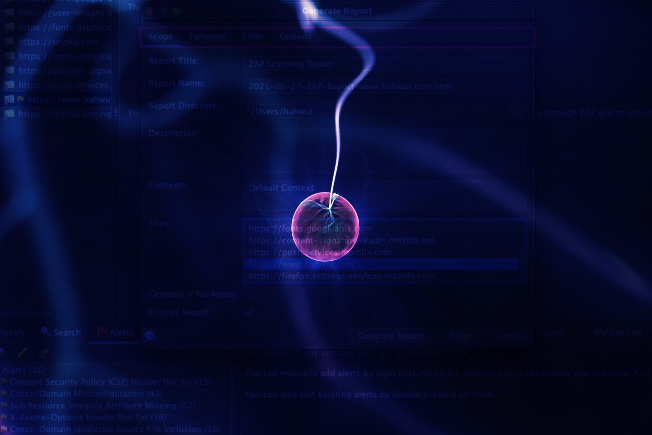 Featured image of post ZAP์ ์๋ก์ด Report Add-on, 'Report Generation'