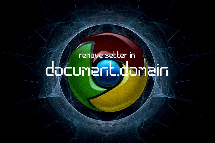 Featured image of post ๊ณง Chrome์์ document.domain์ ์ค์ ํ ์ ์์ต๋๋ค โ ๏ธ
