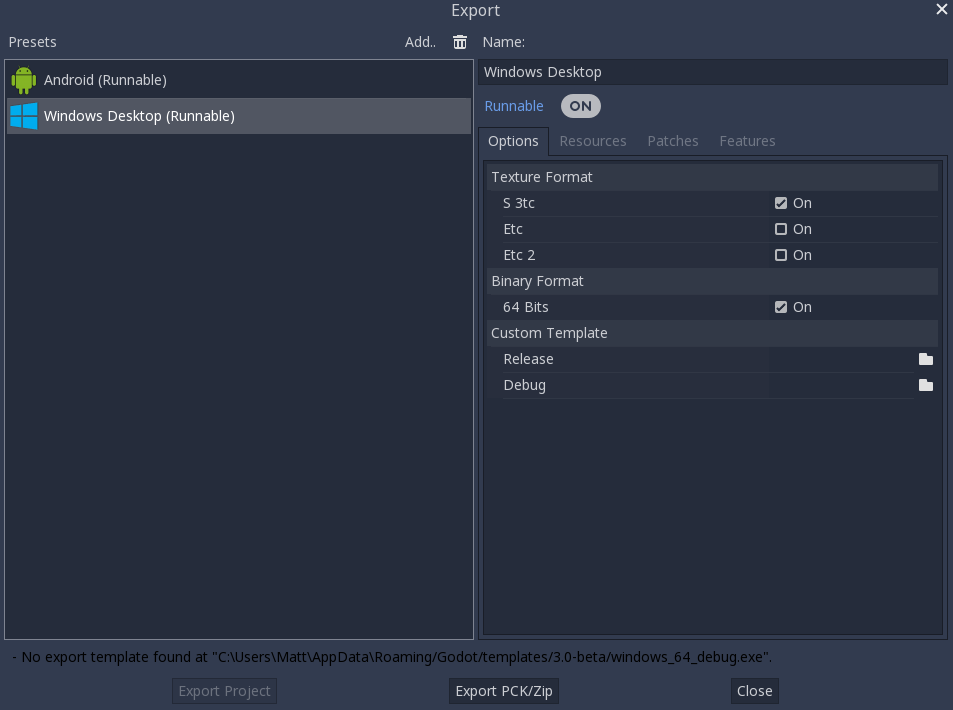 Manage Export Templates link doesn't appear all the time · Issue #14391 ...