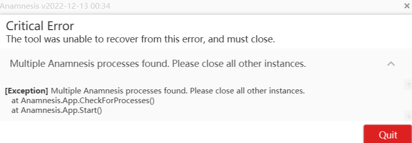 Critical Error · Issue #1307 · imchillin/Anamnesis · GitHub