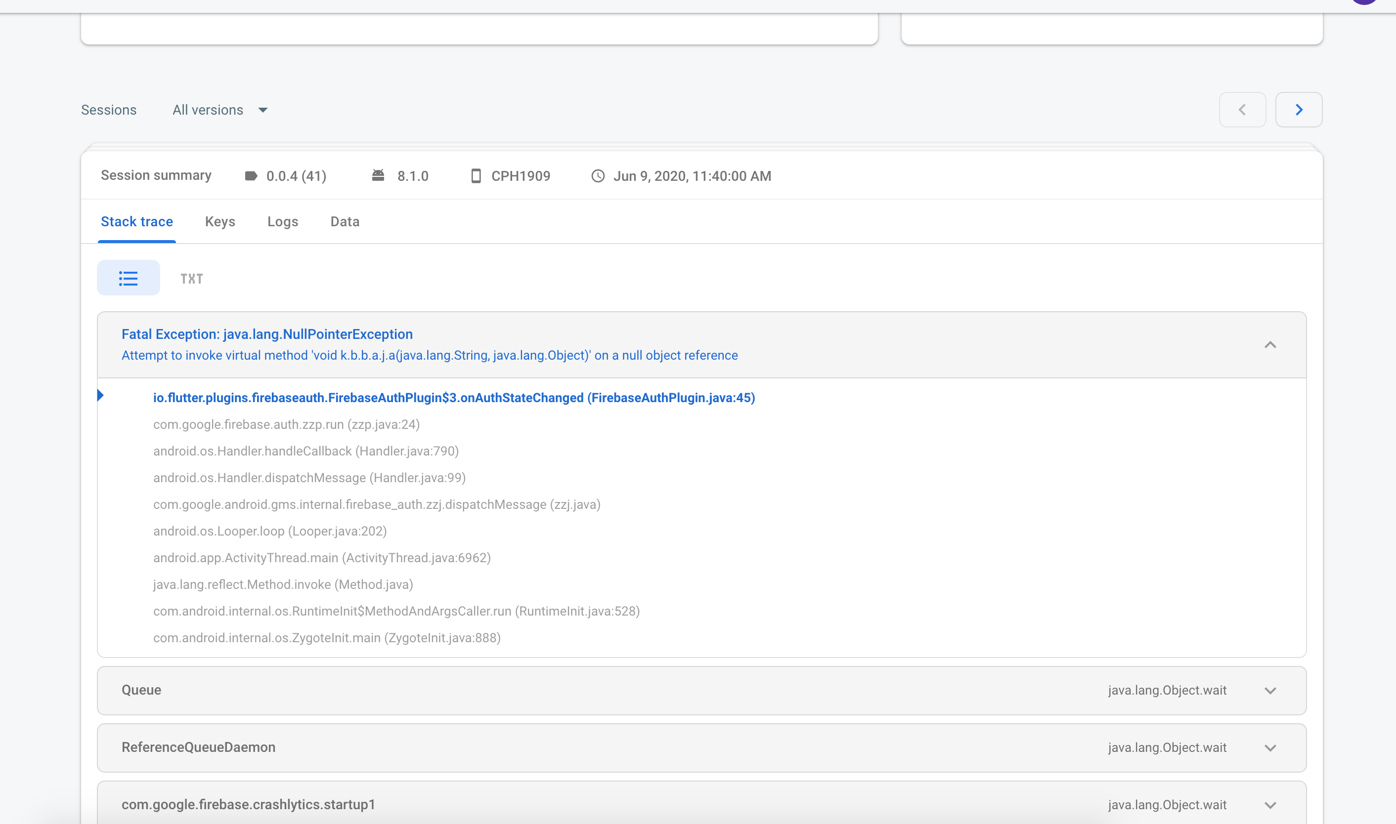 firebase_auth: ^0.16.0 production Crash on android · Issue #2730 ...