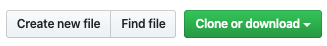 GitHub 'Create new file' Button bar picture