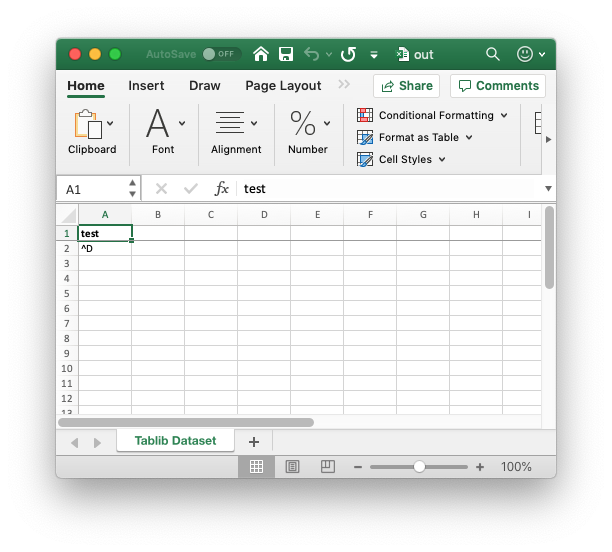 Generated XLSX files aren't valid XML when data includes escape