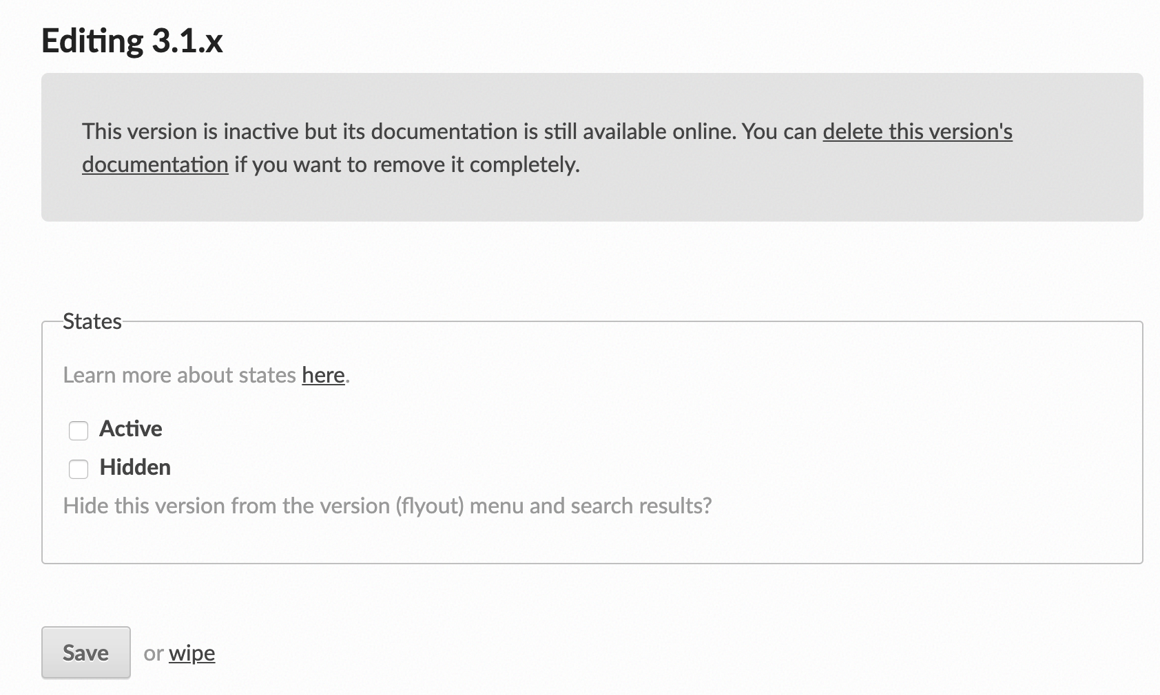 Read the Docs show version warning · Issue 4549 · pythonpillow