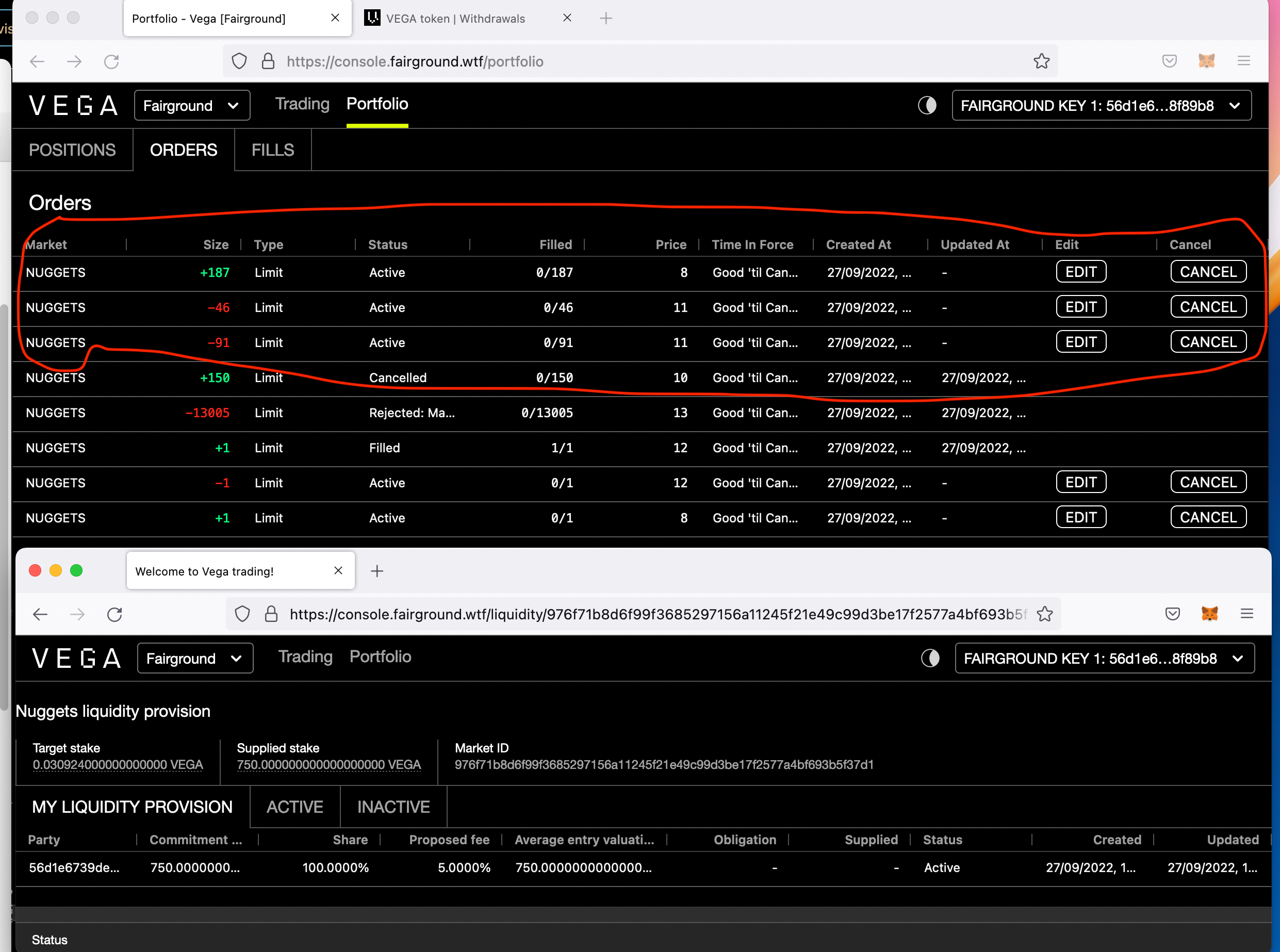Don't show Cancel or edit buttons on orders created by an LP shape AND
