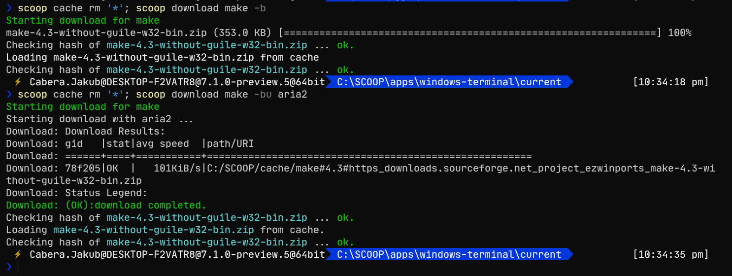 make@4.3: download via aria2 failed · Issue #1290 · ScoopInstaller/Main ...
