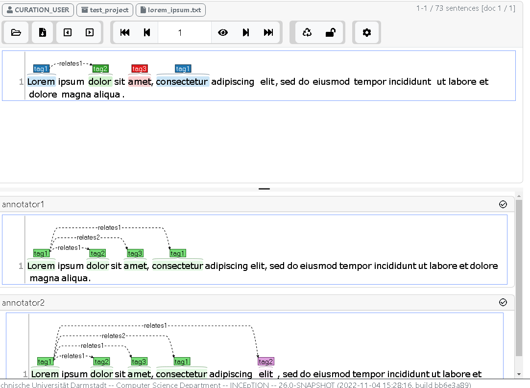 No color distinction of merged vs unmerged links in curation page ...