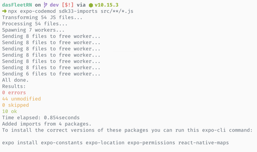 expo-codemod not doing anything · Issue #695 · expo/expo-cli · GitHub