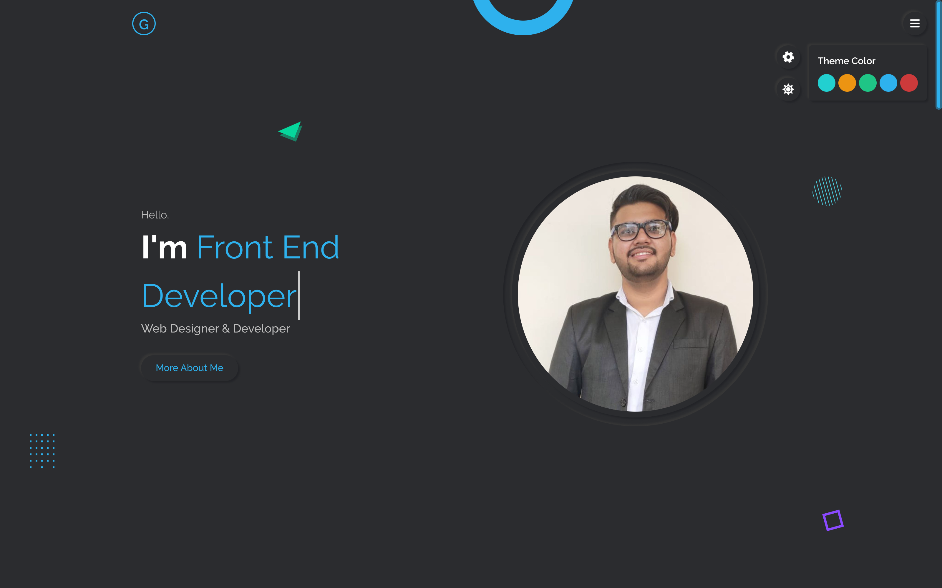 GitHub - web-god/personal-portfolio-css: A personal portfolio in css.