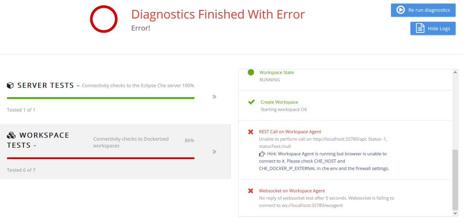 Workspace Agents HTTP Status 404 – Not Found · Issue #12350 · eclipse ...