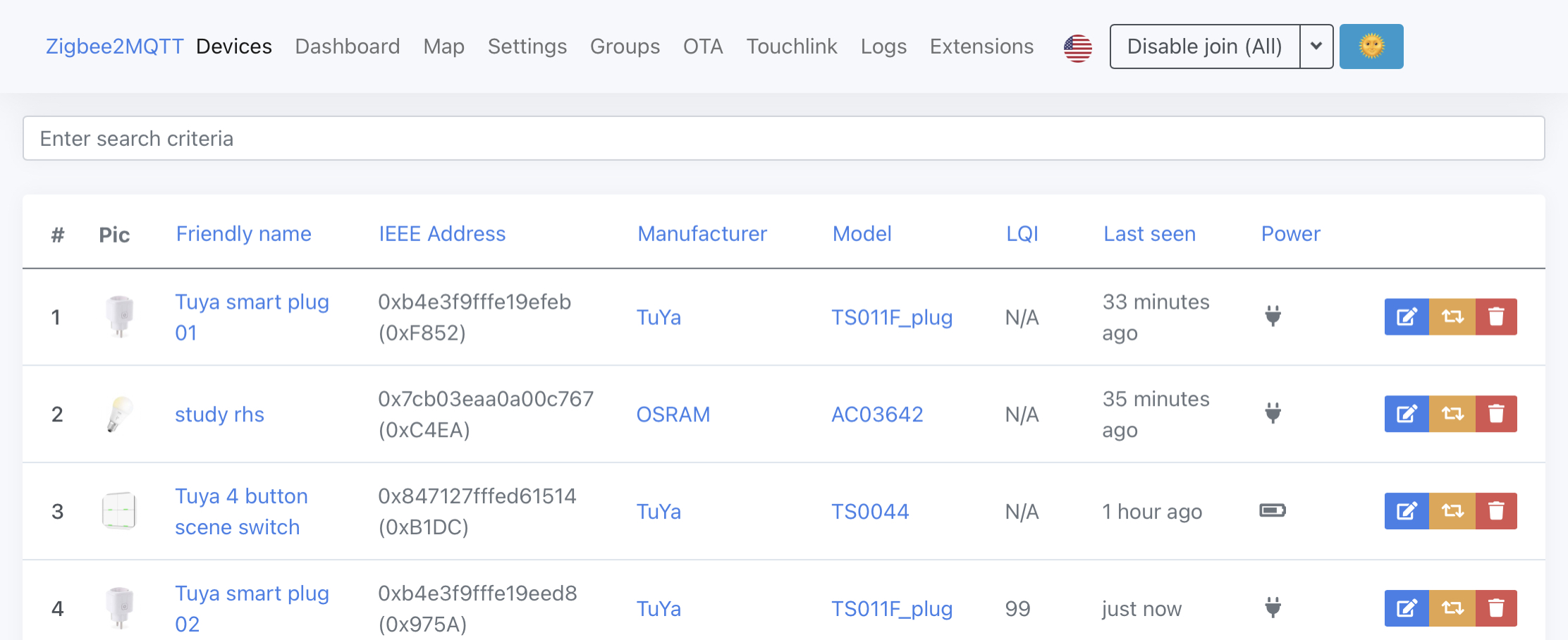 Last seen of “N/A” for everything · Koenkk zigbee2mqtt · Discussion ...