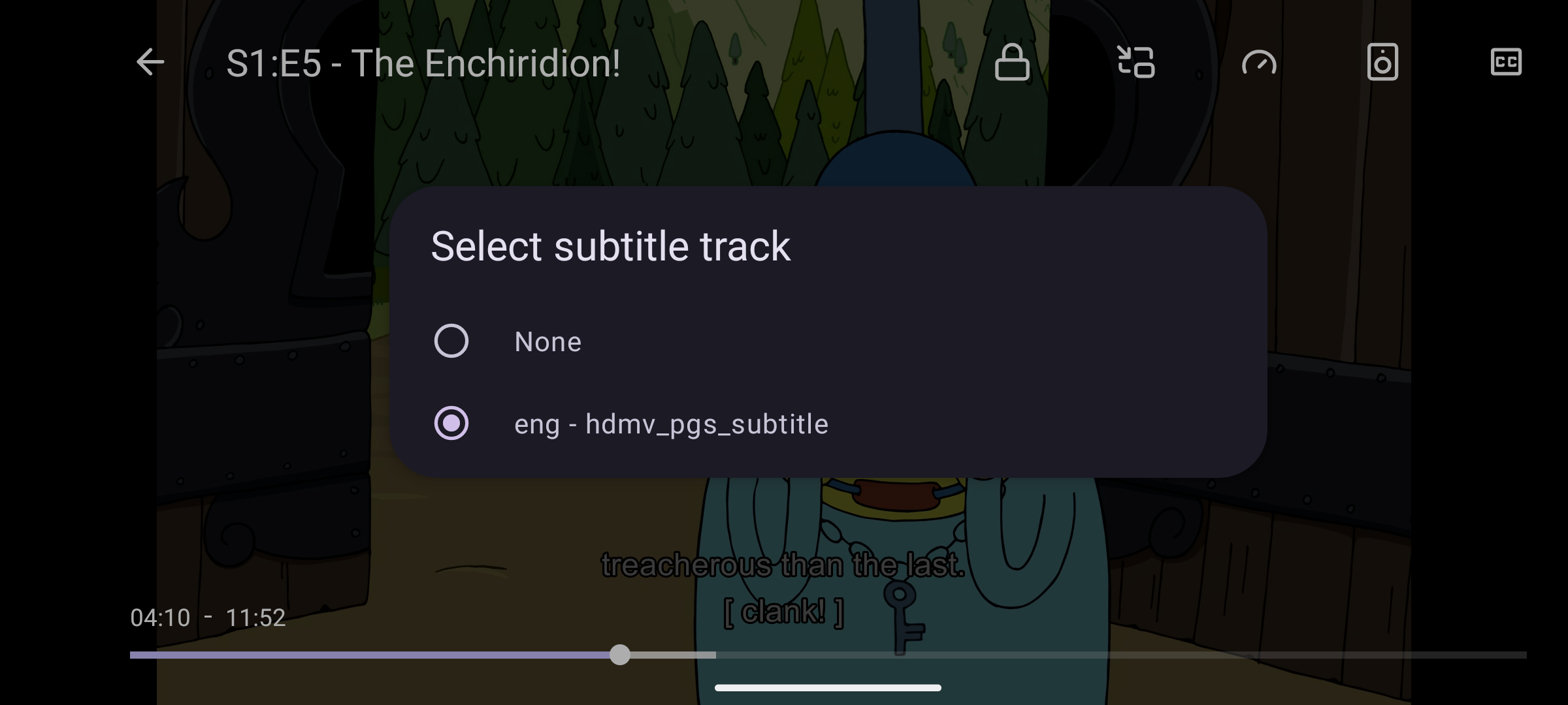 PGS subtitle doesn