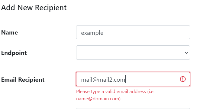 recipient