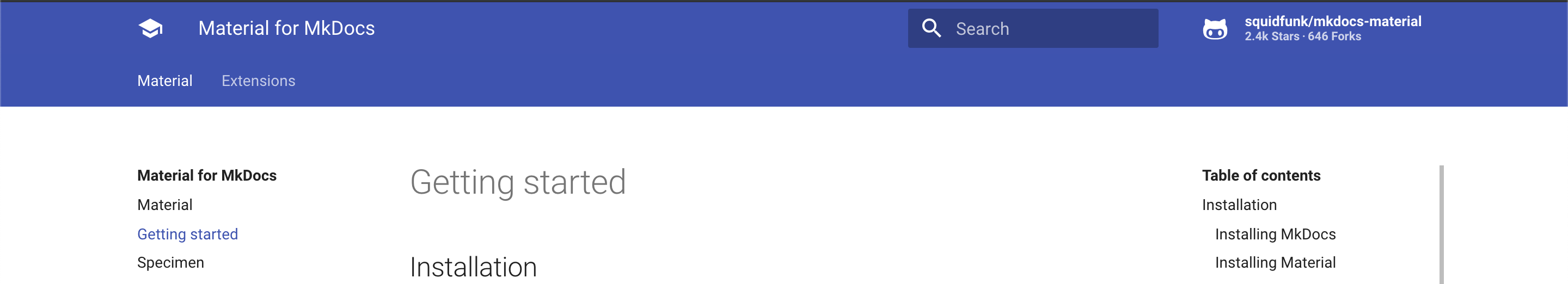 Add support for sticky tabs · Issue #1154 · squidfunk/mkdocs-material ...