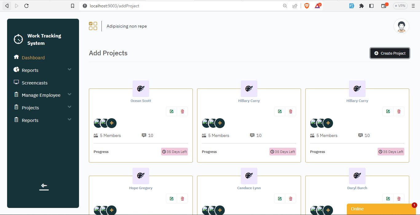 GitHub - Brijesh20112002/work-tracking: The system includes features ...