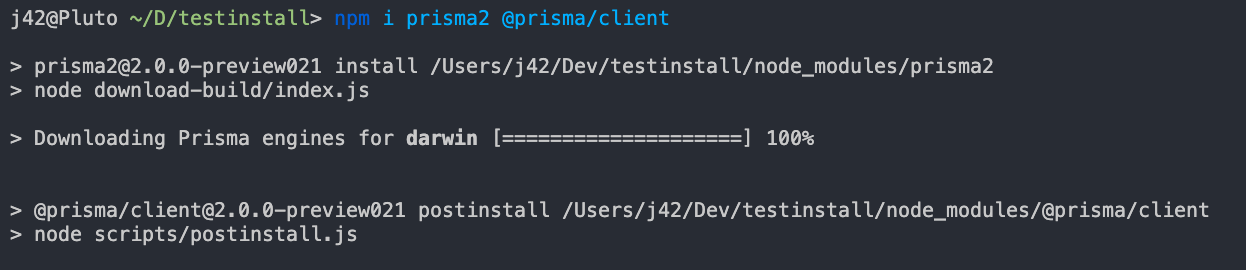 Download prints many empty lines · Issue #1551 · prisma/prisma · GitHub