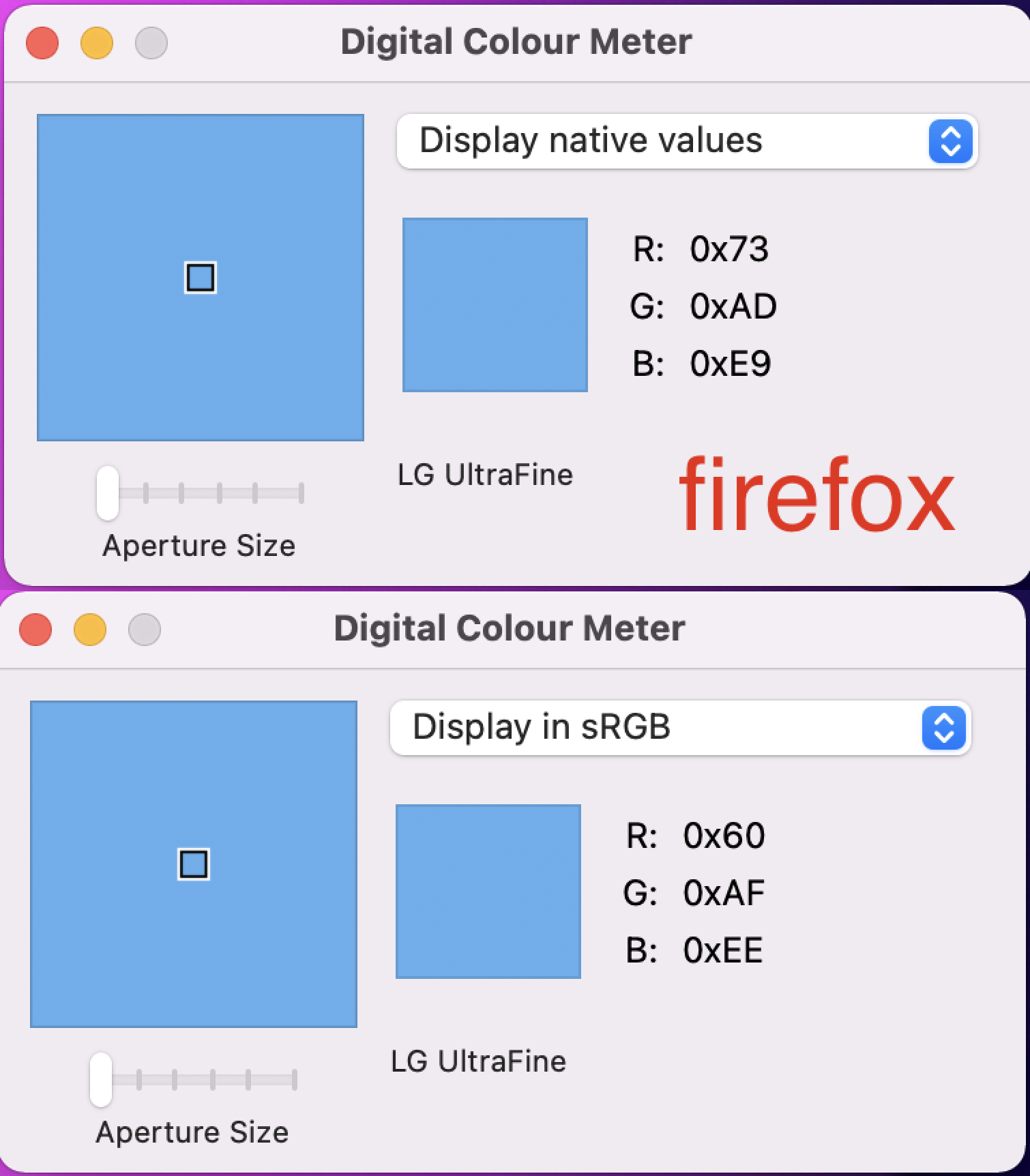 colour space confusion on macOS · Issue #3692 · kovidgoyal/kitty · GitHub