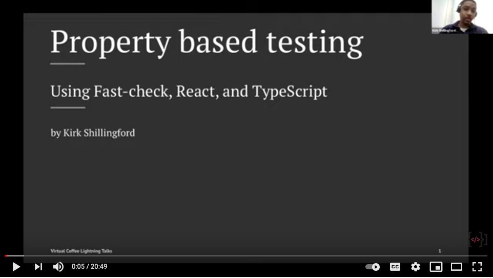 Property Based Testing with Typescript