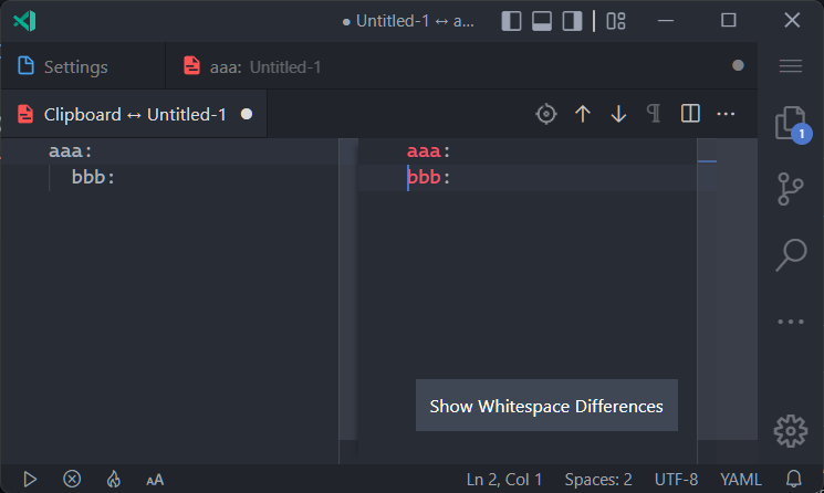 Add support for yaml git diff · Issue #147599 · microsoft/vscode · GitHub