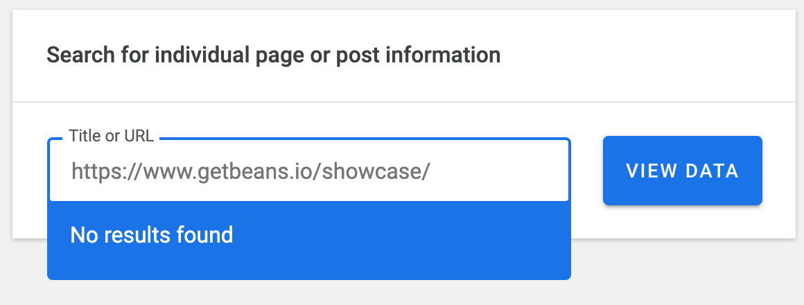Individual page search by URL or title with non-primitive chars not ...