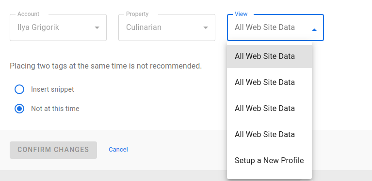 GA-settings