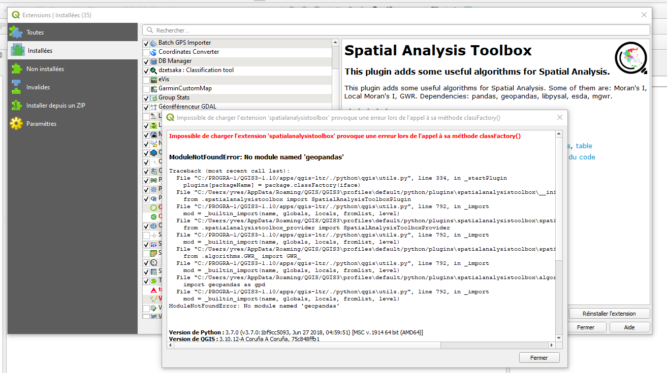 Error During Installation Of Spatial Analysis Toolbox Issue 6 Error During Installation Of Spatial Analysis Toolbox Issue 6