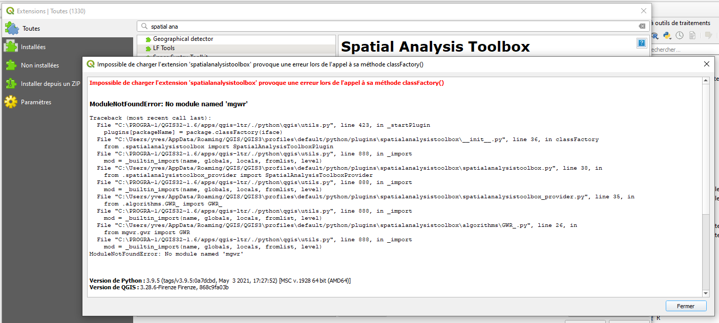 Error With The Spatial Analysis Toolbox Issue 7 Parmendel Error With The Spatial Analysis Toolbox Issue 7 Parmendel