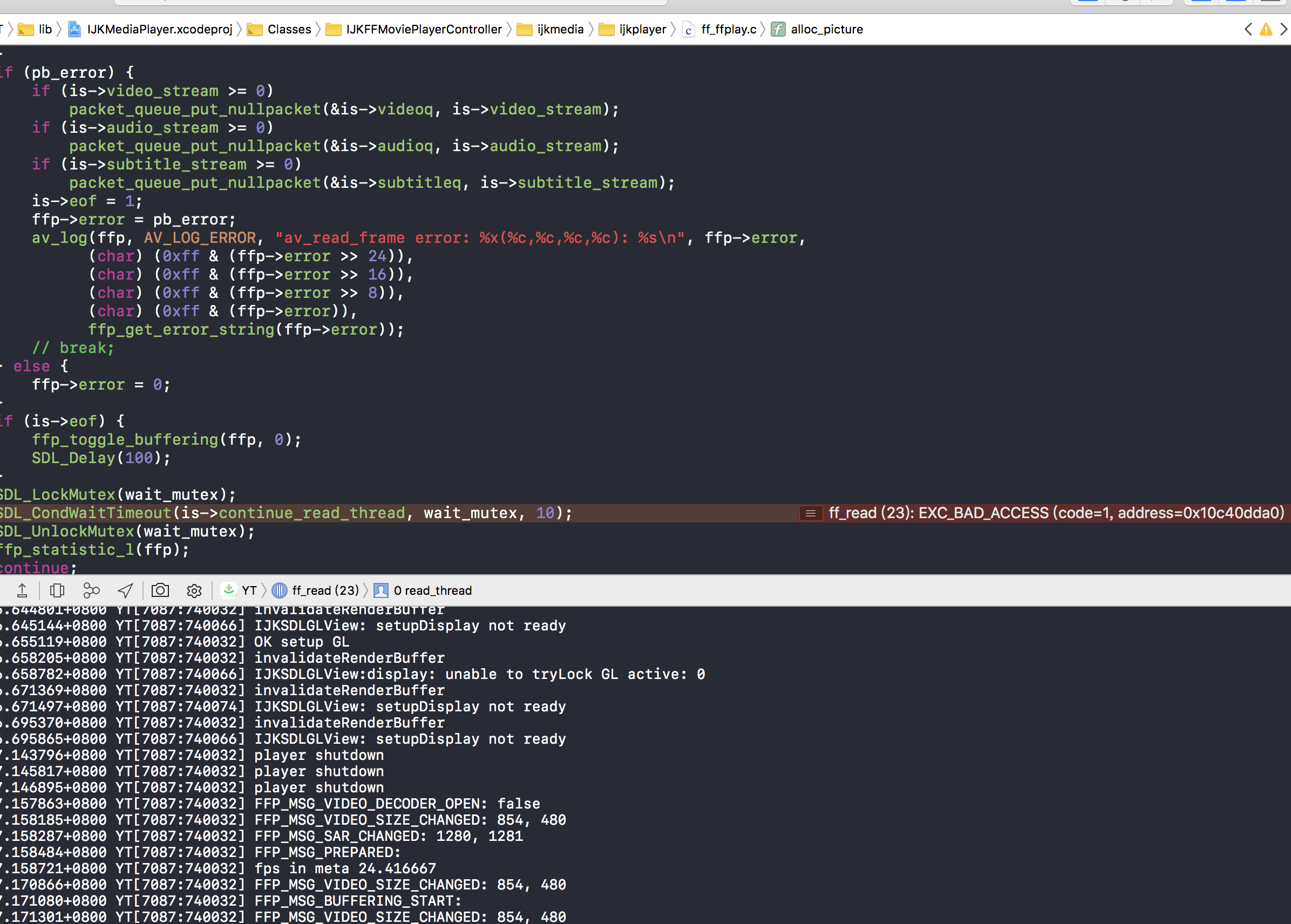 【iOS】销毁播放器导致崩溃 · Issue #4084 · bilibili/ijkplayer · GitHub
