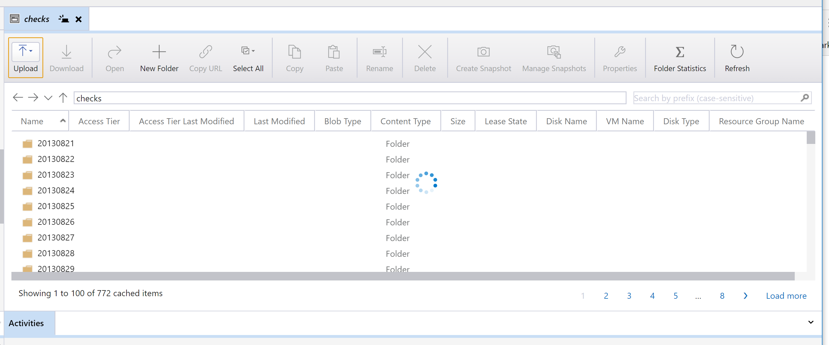 Azure Storage explorer stuck on Loading.. any suggestion · Issue 169