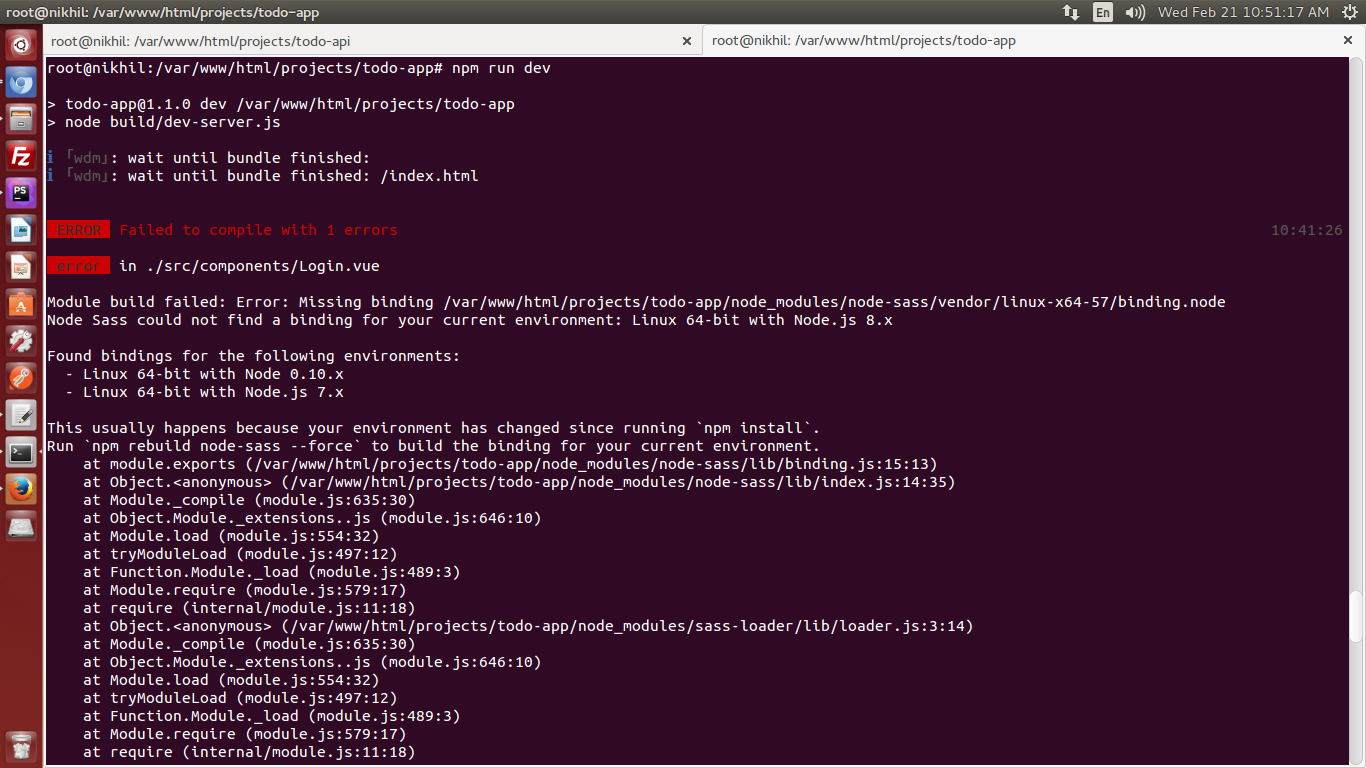 Could not install todo-app · Issue #1 · krisanalfa/lumen-vue-todo · GitHub