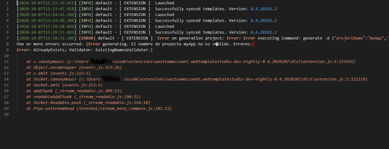 Dev-nightly: Project Name and folder doesn´t validate correctly · Issue ...