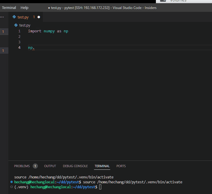 Intellisense autocomplete hangs at Loading... on Remote-SSH · Issue ...