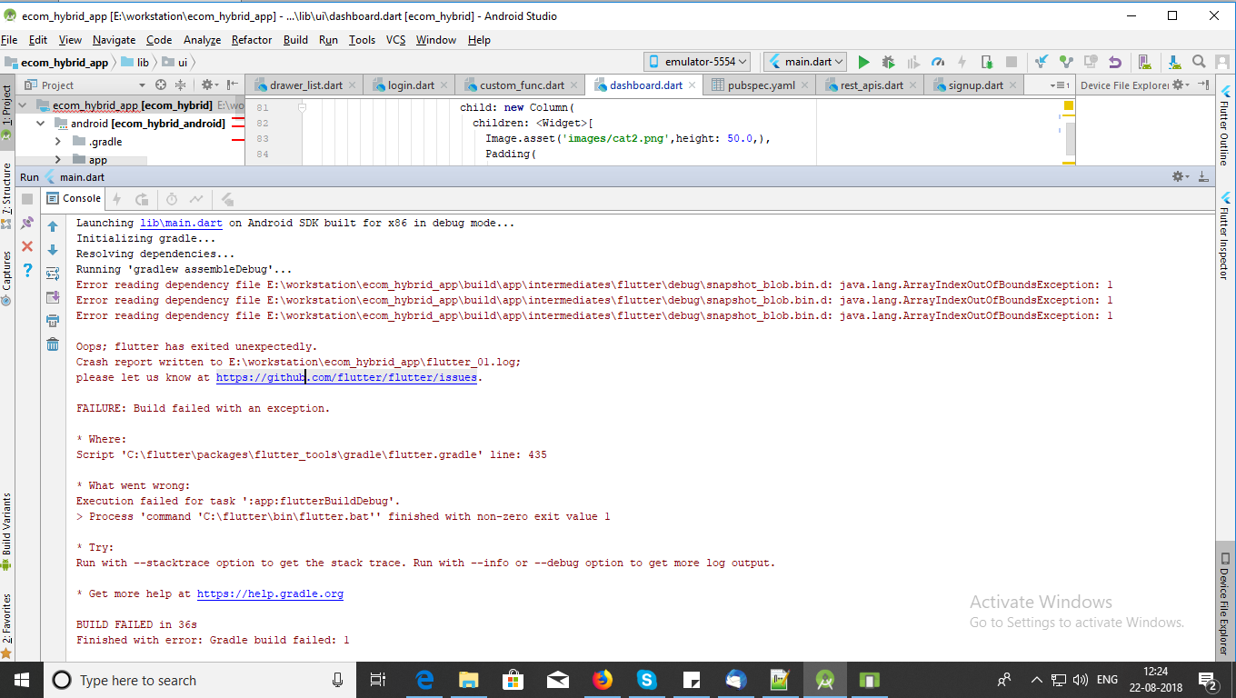 Flutter APK crash · Issue #20899 · flutter/flutter · GitHub