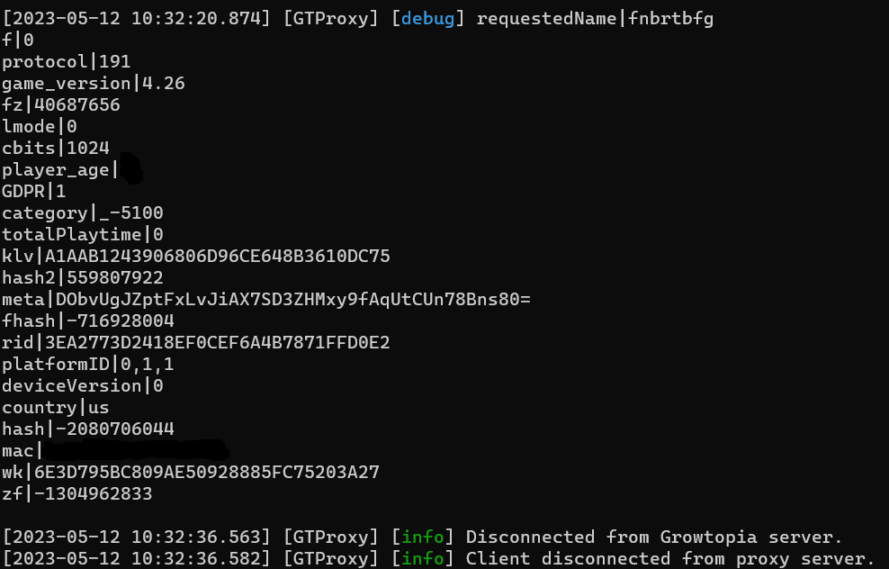 Stuck on "Logging on [username]" for Growtopia Version 4.26 · Issue 57