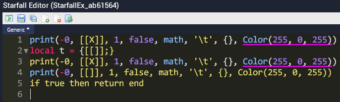 Fix broken syntax highlighting (empty long string literals) · Issue ...